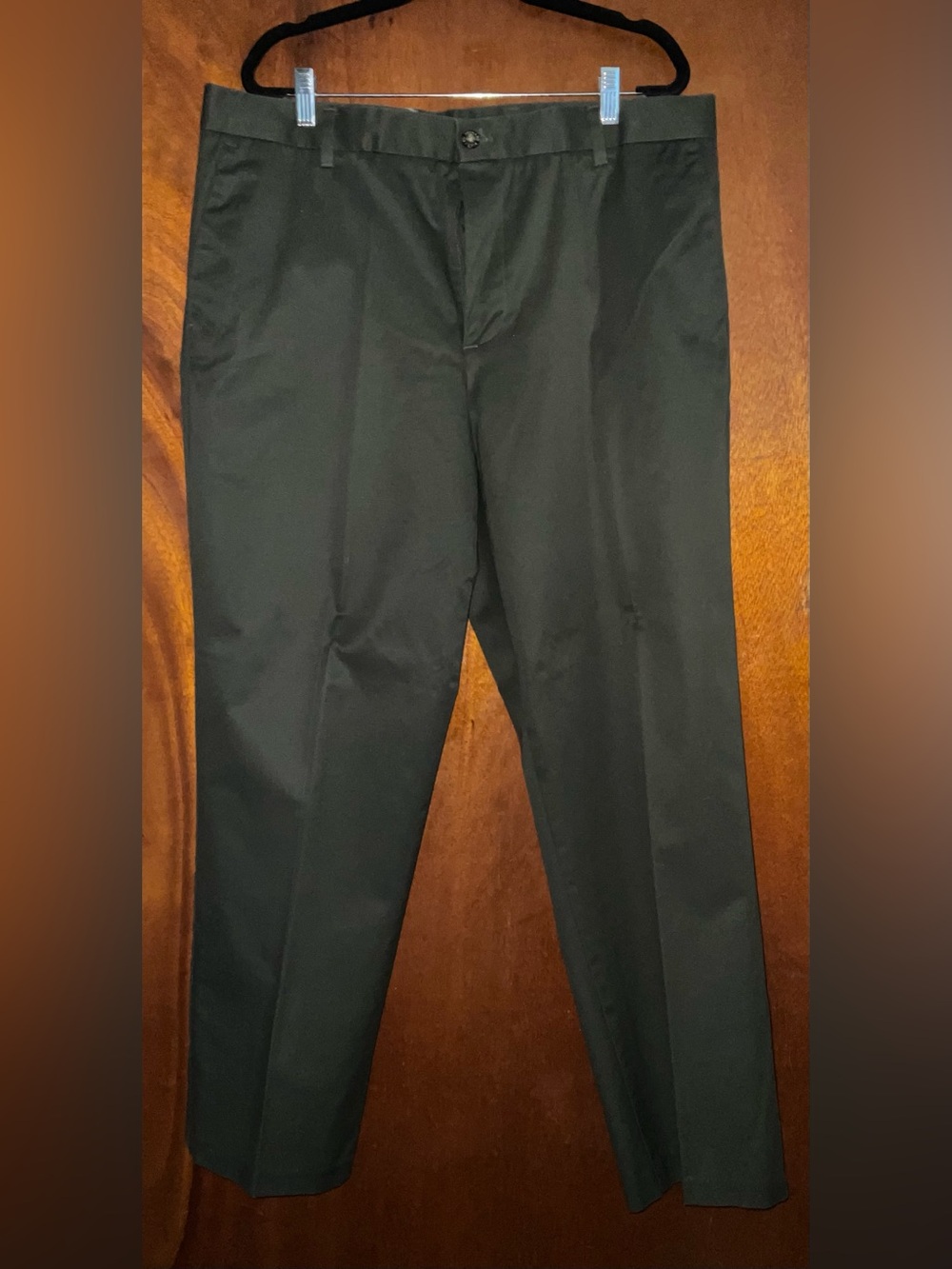 Dockers Olive Gray Men's Dress Pants - Straight Leg Trousers